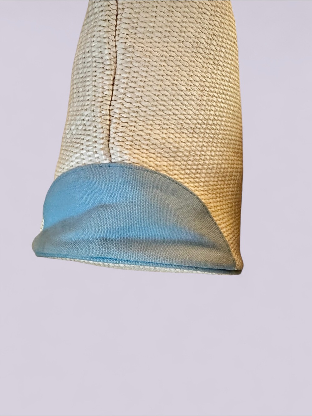 Dolce & Gabbana Cream Woven Tote w Pouch Inside - Picture 9 of 11